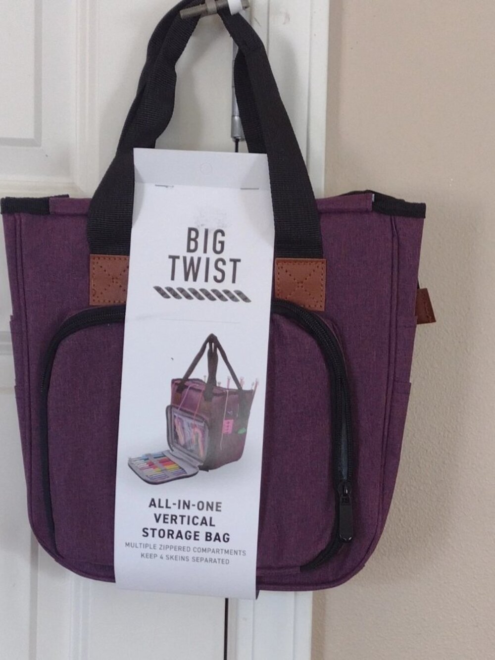 JoAnn Stores Big Twist Vertical Storage Tote Bag Discontinued New